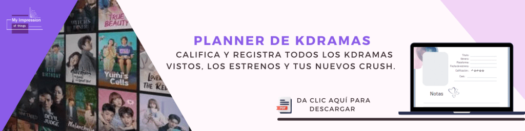 planner kdramas, descargar, planner digital