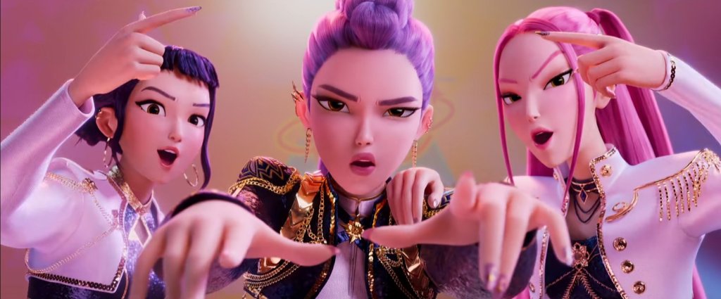 K-pop Demon Huntes, Huntr/x. Zoey, Rumi y Mira