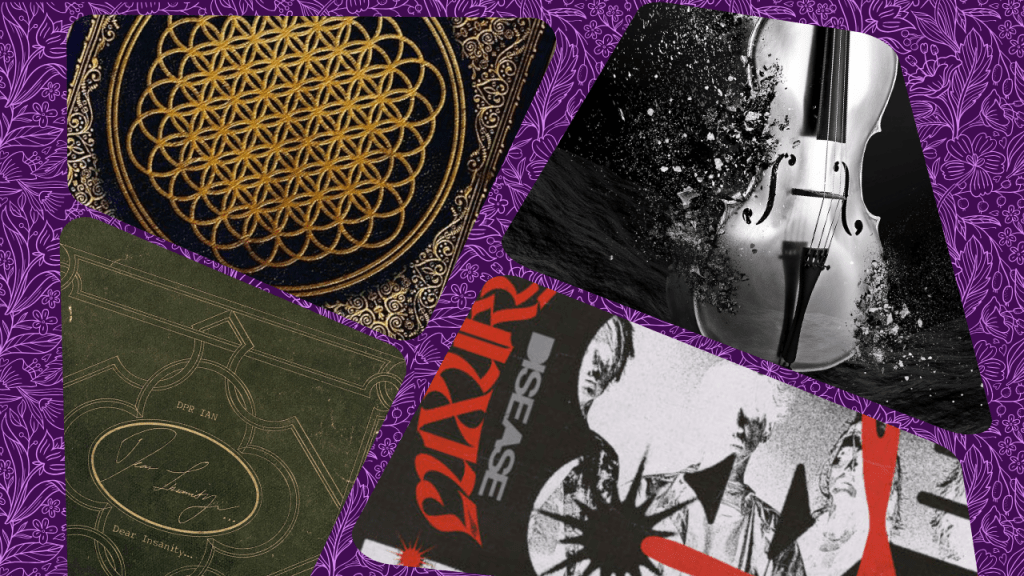 La importancia de la música en el día a día, música favorita, Portadas de: Sempiternal, Apocalyptica, DPR Ian, ONE OK ROCK