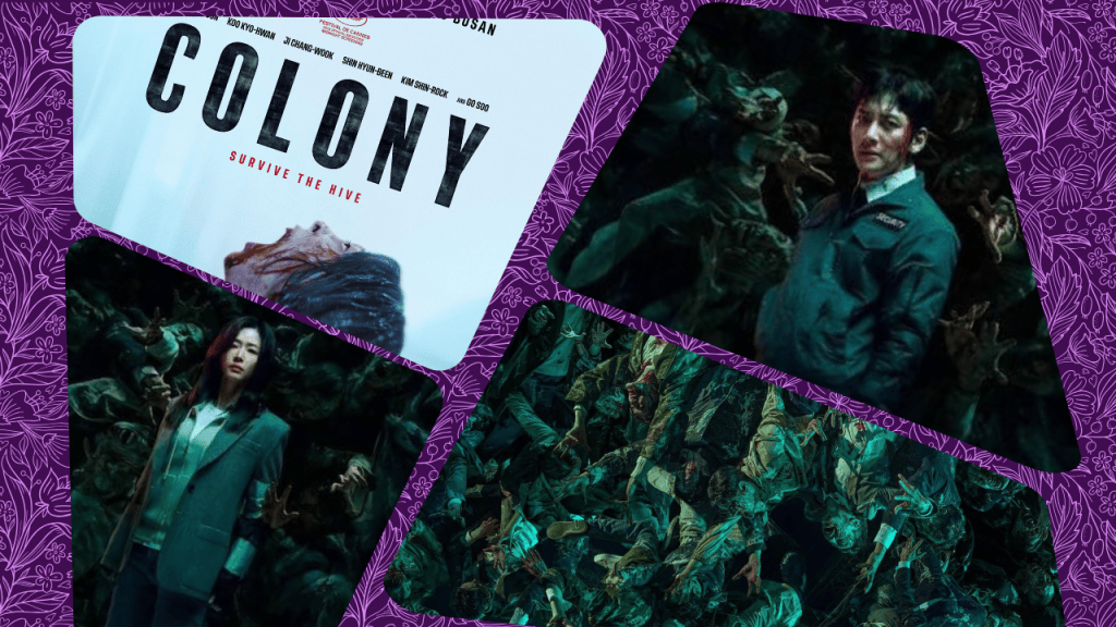 Poster de Colony, Jun Ji-hyun y Ji Chang-wook, película de zombis